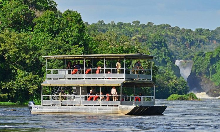 A Boat Cruise to the Base of Murchison Falls