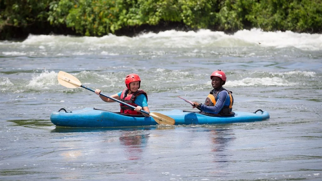 What’s it like to kayak on Lake Victoria?
