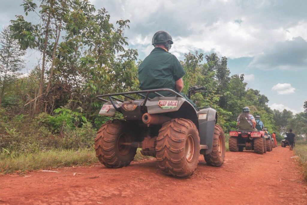 Where can I go quad biking in Jinja?