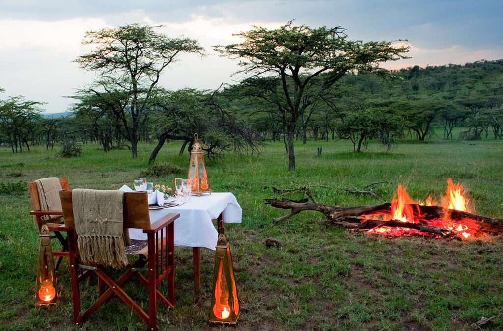 Are bush dinners available on safaris?