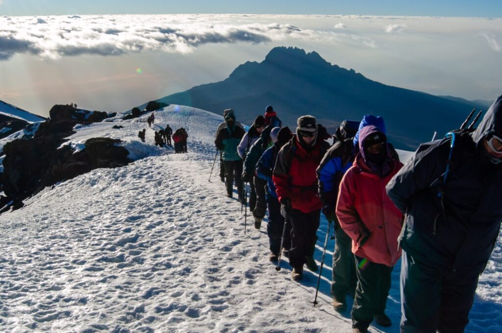 Does it snow on Mount Kilimanjaro?
