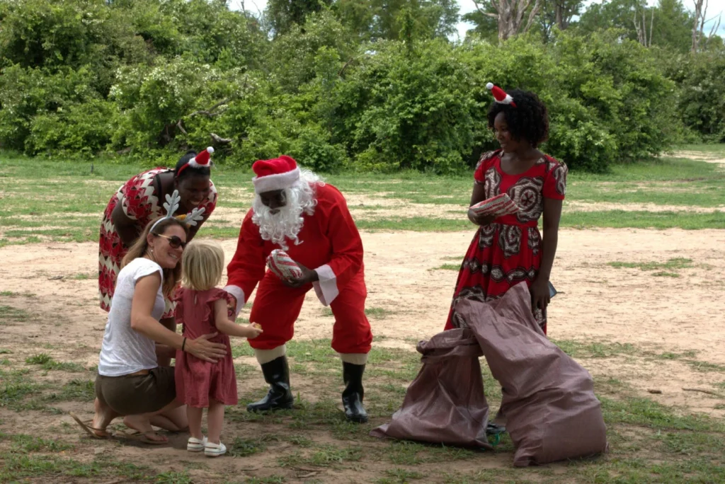 How do locals celebrate Christmas in East Africa?