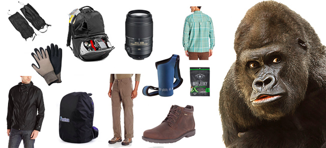 What should I pack for a gorilla trekking safari?